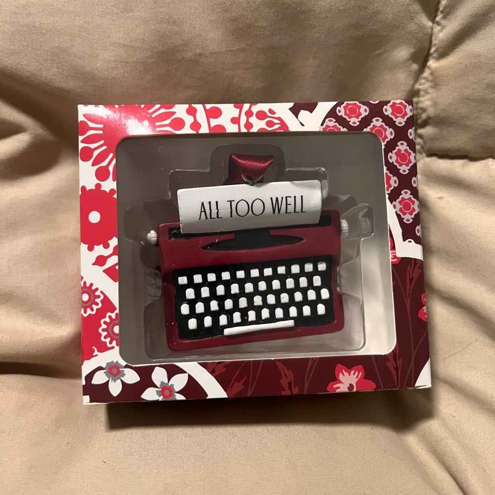 All too well ornament typewriter red era Taylor swift